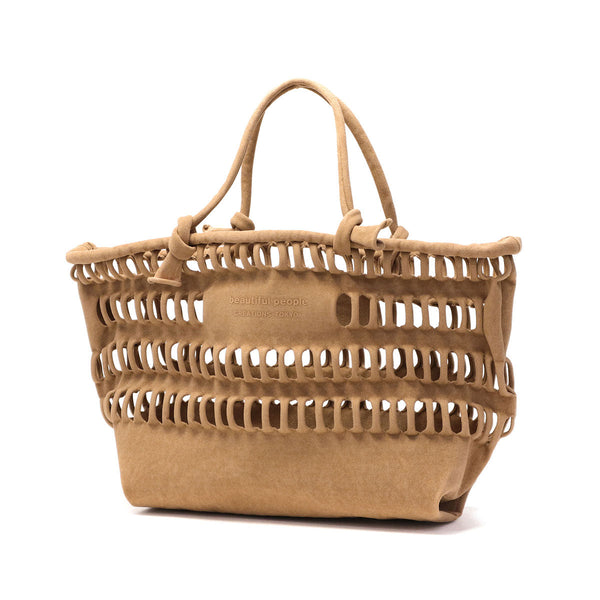 ビューティフルピープル トートバッグ konbu knit shopping busket bag 611949