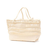 ビューティフルピープル トートバッグ konbu knit shopping busket bag 611949