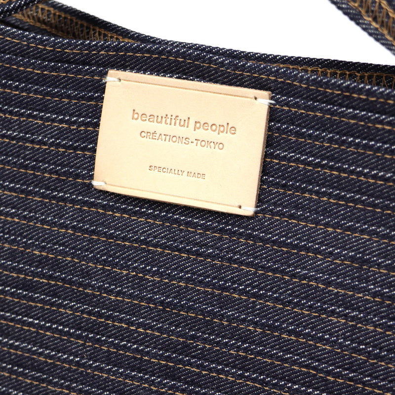 ビューティフルピープル ショルダーバッグ レディース 斜めがけバッグ beautiful people バッグ トートバッグ 斜めがけ 大人 軽量 2WAY 大きめ A5 日本製 デニム おしゃれ denim loop two way bucket bag 1515611998
