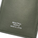 ビューティフルピープル ポーチ 小物入れ 小さめ beautiful people レディース 薄型 小銭入れ コインケース カード 鍵 ブランド マルチケース 本革 軽量 軽い マチなし 日本製 baggage tag medium 511971