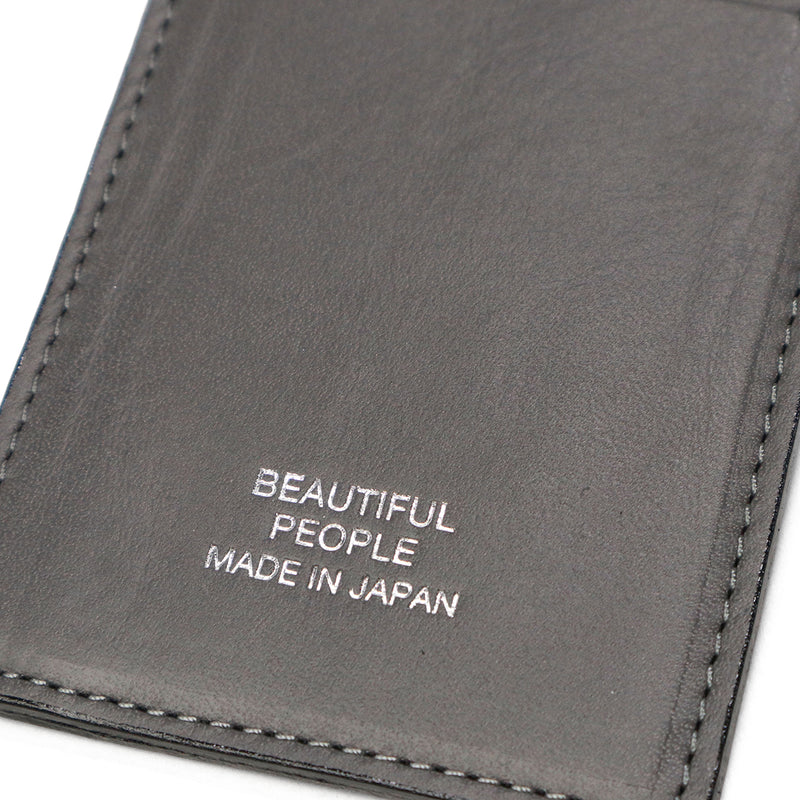 ビューティフルピープル ポーチ 小物入れ 小さめ beautiful people レディース 薄型 小銭入れ コインケース カード 鍵 ブランド マルチケース 本革 軽量 軽い マチなし 日本製 baggage tag small 511970