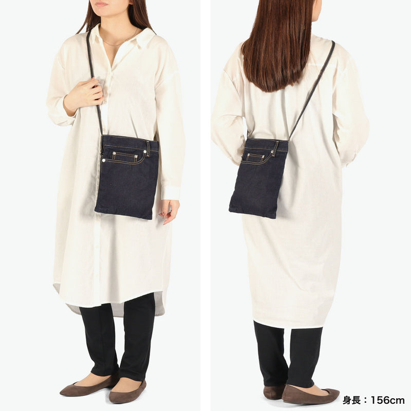 ビューティフルピープル ショルダーバッグ レディース ブランド 軽量 軽い おしゃれ beautiful people デニム バッグ ショルダー 斜めがけ 大人 20代 上品 かわいい A5 excerption denim washed sacoche 511980