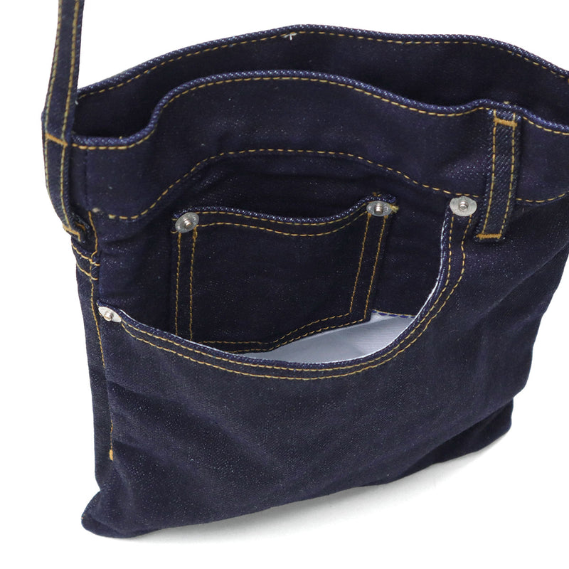 ビューティフルピープル ショルダーバッグ レディース ブランド 軽量 軽い おしゃれ beautiful people デニム バッグ ショルダー 斜めがけ 大人 20代 上品 かわいい A5 excerption denim washed sacoche 511980