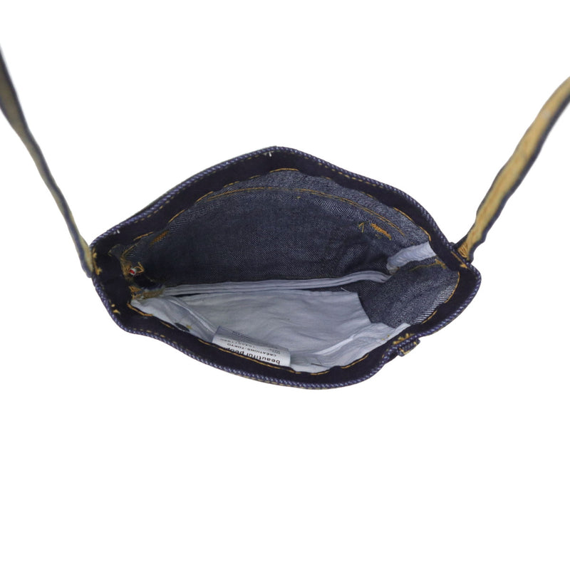 ビューティフルピープル ショルダーバッグ レディース ブランド 軽量 軽い おしゃれ beautiful people デニム バッグ ショルダー 斜めがけ 大人 20代 上品 かわいい A5 excerption denim washed sacoche 511980