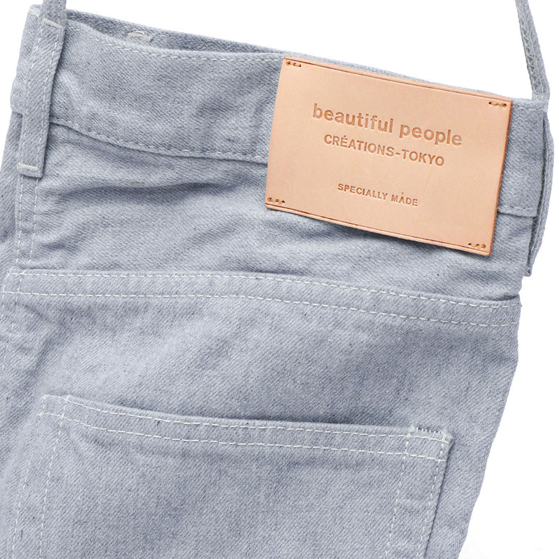 ビューティフルピープル ショルダーバッグ レディース ブランド 軽量 軽い おしゃれ beautiful people デニム バッグ ショルダー 斜めがけ 大人 20代 上品 かわいい A5 excerption denim washed sacoche 511980