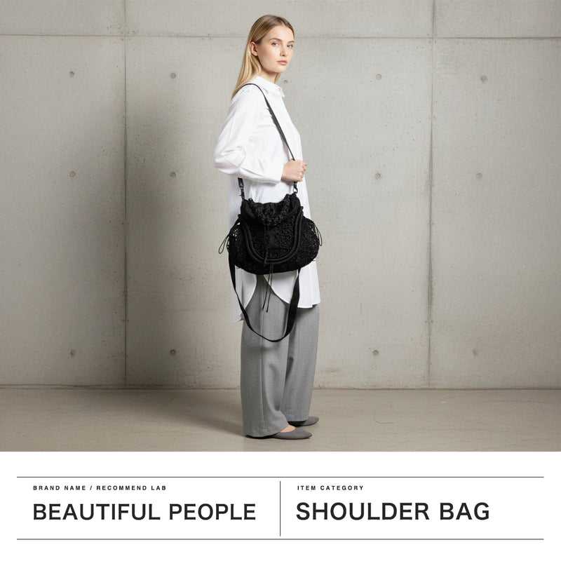 ビューティフルピープル ショルダーバッグ レディース メンズ ブランド beautiful people トートバッグ リュック ショルダー 斜めがけ 肩掛け おしゃれ 大人 日本製 4WAY B5 over engineering sacoche 611984