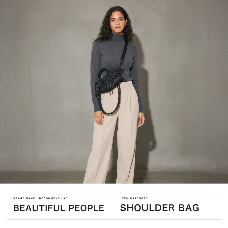 ビューティフルピープル ショルダーバッグ レディース メンズ ブランド 小さめ ミニ beautiful people バッグ ミニショルダー 斜めがけ 肩掛け おしゃれ 大人 日本製 3WAY over engineering shoulder bag 611985