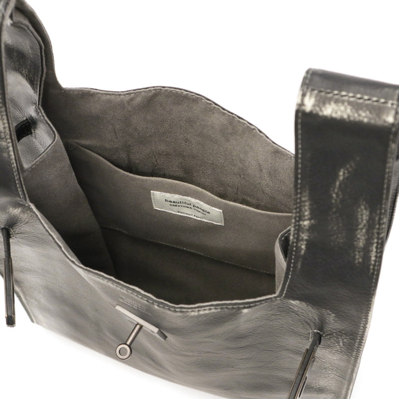 ビューティフルピープル トートバッグ レディース beautiful people ブランド 革 本革 牛革 レザー 軽量 軽い 縦 縦型 シンプル おしゃれ ビンテージ風 1点物 日本製 A4 vintage large market bag 511955