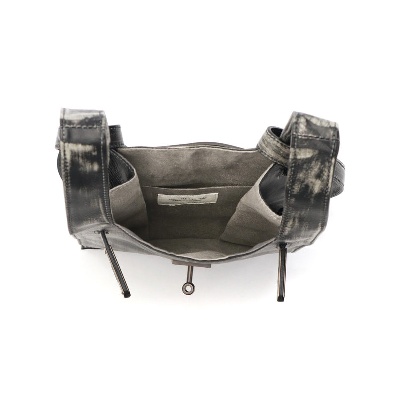 ビューティフルピープル ショルダーバッグ レディース beautiful people 小さめ 斜めがけ ブランド 革 レザー 斜めがけバッグ トート 軽量 マーケットバッグ ミニショルダー 日本製 2WAY vintage market shoulder bag 511954