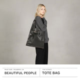 ビューティフルピープル トートバッグ レディース A4 beautiful people バッグ 軽量 軽い ブランド 縦 縦型 革 本革 牛革 おしゃれ 大人 日本製 xlarge market bag 611953