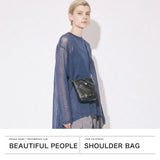 ビューティフルピープル ショルダーバッグ レディース メンズ 斜めがけバッグ beautiful people ライダース バッグ サコッシュ ミニ 斜めがけ 小さめ 本革 ブランド 日本製 excerption riders sacoche 612006