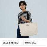 BELL SYSTEM トートバッグ メンズ レディース 大容量 ベル システム バッグ A4 B4 大人 コットン 帆布 綿 コールバッグ キャンバス ツールバッグ ノンウォッシュ キャンバスツールバッグLショート BS262G01