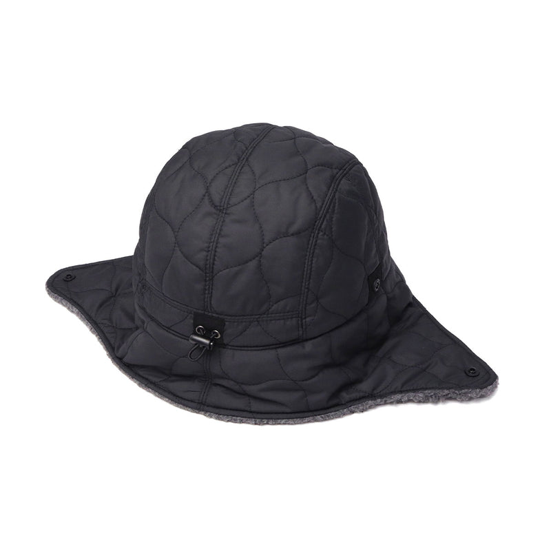 CA4LA ハット メンズ レディース 秋冬 カシラ 帽子 ブランド フライトキャップ 耳当て付き リバーシブル 耳あて シンプル カジュアル 防寒 撥水 キルティング ボア キルト 大人 日本製 HK FLAP JET HAT RV DOU02044