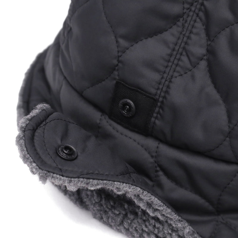 CA4LA ハット メンズ レディース 秋冬 カシラ 帽子 ブランド フライトキャップ 耳当て付き リバーシブル 耳あて シンプル カジュアル 防寒 撥水 キルティング ボア キルト 大人 日本製 HK FLAP JET HAT RV DOU02044