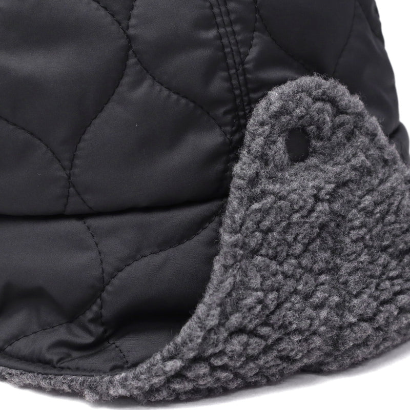 CA4LA ハット メンズ レディース 秋冬 カシラ 帽子 ブランド フライトキャップ 耳当て付き リバーシブル 耳あて シンプル カジュアル 防寒 撥水 キルティング ボア キルト 大人 日本製 HK FLAP JET HAT RV DOU02044