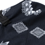 CA4LA ハット レディース 秋冬 秋 冬 カシラ 帽子 チューリップハット おしゃれ ブランド かわいい 可愛い レース モチーフ すずらん 花 刺繍 リボン ゴム フィット 日本製 LILY OF THE VALLEY KTZ02627