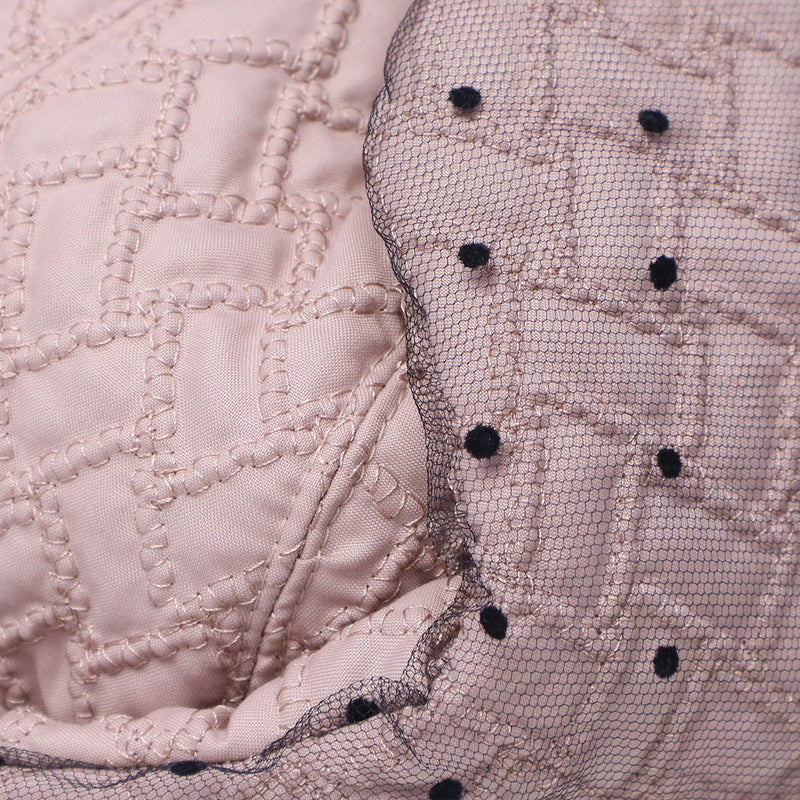 CA4LA 帽子 レディース 秋冬 秋 冬 カシラ ブランド おしゃれ 防寒 飛行帽 フライトキャップ イヤーフラップ チュール ドット リボン パール キルティング キルト ガーリー かわいい 日本製 NOSTALGIA KTZ02629