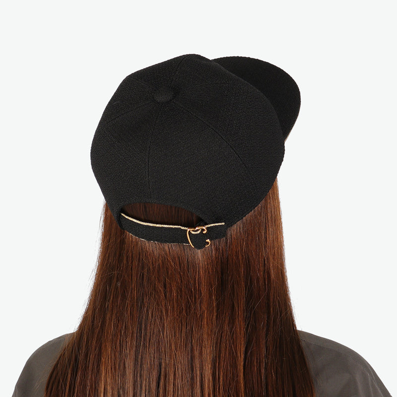 CA4LA キャップ レディース 深め カシラ 帽子 ブランド おしゃれ かわいい 可愛い つば 長め カジュアル きれいめ パイピング ゴールド ワンポイント 女性 大人 日焼け対策 6パネル 日本製 HK CAP7 KTZ02645