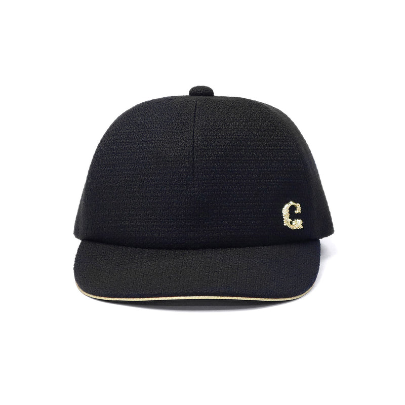 CA4LA キャップ レディース 深め カシラ 帽子 ブランド おしゃれ かわいい 可愛い つば 長め カジュアル きれいめ パイピング ゴールド ワンポイント 女性 大人 日焼け対策 6パネル 日本製 HK CAP7 KTZ02645