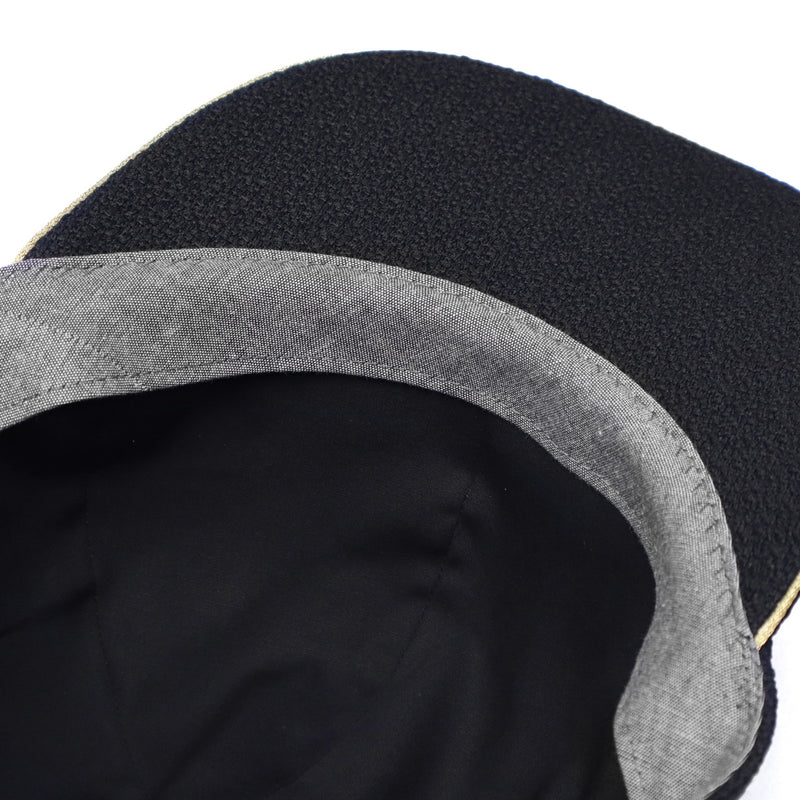 CA4LA キャップ レディース 深め カシラ 帽子 ブランド おしゃれ かわいい 可愛い つば 長め カジュアル きれいめ パイピング ゴールド ワンポイント 女性 大人 日焼け対策 6パネル 日本製 HK CAP7 KTZ02645