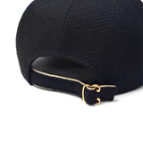 CA4LA キャップ レディース 深め カシラ 帽子 ブランド おしゃれ かわいい 可愛い つば 長め カジュアル きれいめ パイピング ゴールド ワンポイント 女性 大人 日焼け対策 6パネル 日本製 HK CAP7 KTZ02645