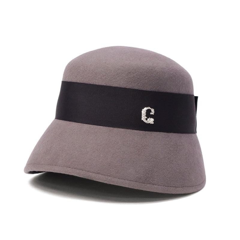 CA4LA ハット レディース 秋冬 秋 冬 カシラ 帽子 深め おしゃれ ブランド クロッシェ ウール フェルト ダウンブリム 長め リボン 上品 ワンポイント きれいめ かわいい クラシカル 日本製 CAMILA6 KTZ02648