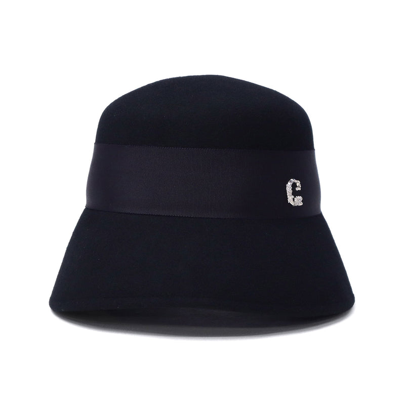 CA4LA ハット レディース 秋冬 秋 冬 カシラ 帽子 深め おしゃれ ブランド クロッシェ ウール フェルト ダウンブリム 長め リボン 上品 ワンポイント きれいめ かわいい クラシカル 日本製 CAMILA6 KTZ02648