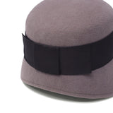 CA4LA ハット レディース 秋冬 秋 冬 カシラ 帽子 深め おしゃれ ブランド クロッシェ ウール フェルト ダウンブリム 長め リボン 上品 ワンポイント きれいめ かわいい クラシカル 日本製 CAMILA6 KTZ02648