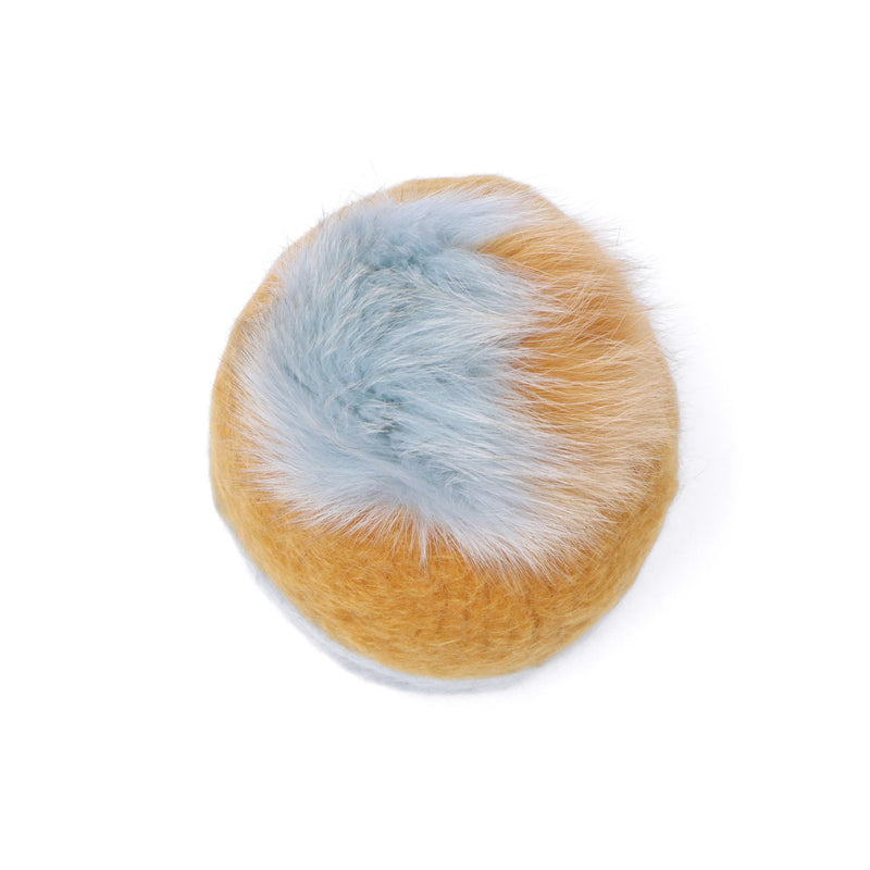 CA4LA 帽子 ニット帽 レディース 秋冬 冬 カシラ ブランド おしゃれ ニットキャップ 防寒 暖かい ツートン バイカラー ポンポン モヘヤ ウール アルパカ 日本製 ふわふわ 秋 可愛い BAA ONM01901