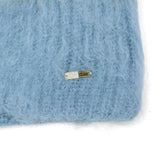 CA4LA 帽子 ニット帽 レディース 秋冬 冬 カシラ ブランド おしゃれ ニットキャップ 防寒 暖かい ツートン バイカラー ポンポン モヘヤ ウール アルパカ 日本製 ふわふわ 秋 可愛い BAA ONM01901