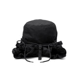 CA4LA 帽子 ハット レディース つば広 洗濯機 カシラ ブランド おしゃれ UVカット 遮光 遮熱 撥水 防風 日よけ 日本製 秋 冬 可愛い リボン 手洗い 洗濯可 ポケッタブル フード ナイロン CLARISSE SHK01256