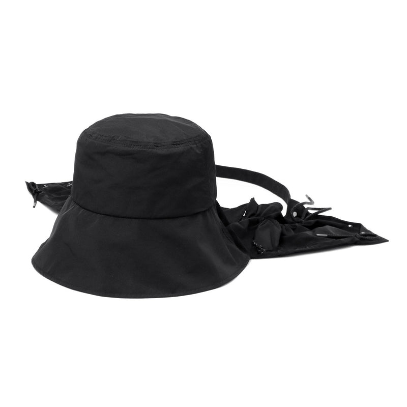 CA4LA 帽子 ハット レディース つば広 洗濯機 カシラ ブランド おしゃれ UVカット 遮光 遮熱 撥水 防風 日よけ 日本製 秋 冬 可愛い リボン 手洗い 洗濯可 ポケッタブル フード ナイロン CLARISSE SHK01256