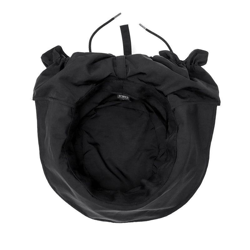 CA4LA 帽子 ハット レディース つば広 洗濯機 カシラ ブランド おしゃれ UVカット 遮光 遮熱 撥水 防風 日よけ 日本製 秋 冬 可愛い リボン 手洗い 洗濯可 ポケッタブル フード ナイロン CLARISSE SHK01256