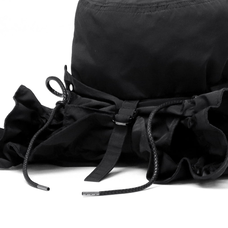 CA4LA 帽子 ハット レディース つば広 洗濯機 カシラ ブランド おしゃれ UVカット 遮光 遮熱 撥水 防風 日よけ 日本製 秋 冬 可愛い リボン 手洗い 洗濯可 ポケッタブル フード ナイロン CLARISSE SHK01256