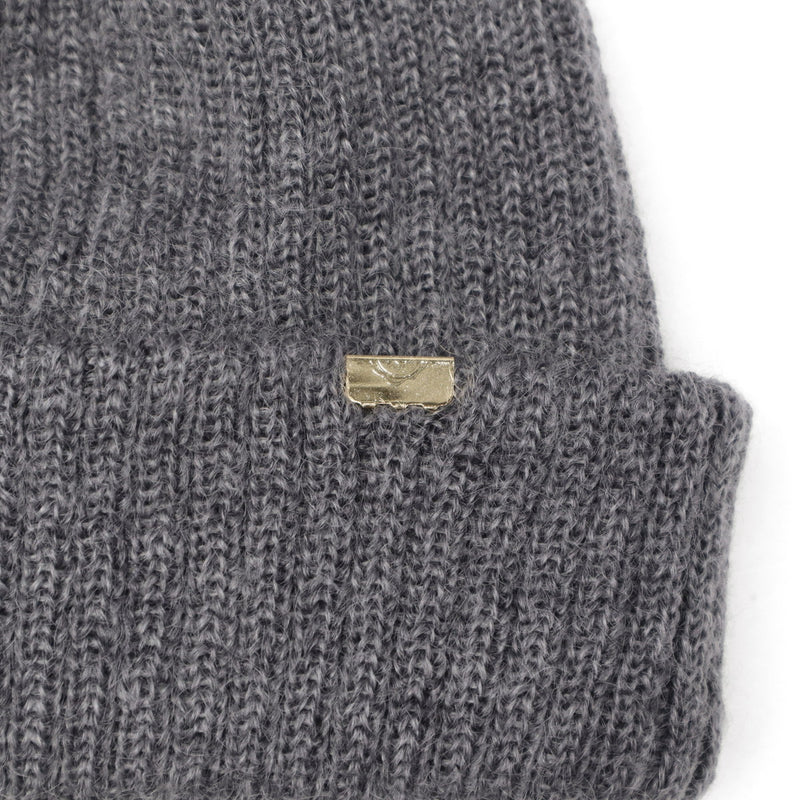 CA4LA 帽子 ニット帽 レディース 秋冬 秋 冬 カシラ ブランド おしゃれ ニットキャップ 防寒 暖かい ポンポン フォックスファー リブ編み モヘヤ ウール シルク 日本製 ふわふわ ニット 可愛い EX PLATINA FOX 7 SHK01260