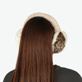 CA4LA イヤーマフ 耳当て 防寒 大人 レディース コンパクト 秋冬 秋 冬 カシラ おしゃれ イヤマフ ブランド 可愛い もこもこ 暖かい ツートン バイカラー ヒョウ柄 フェイクファー 日本製 NAGI 5 SHK01263