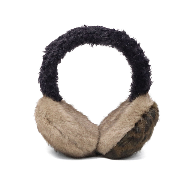 CA4LA イヤーマフ 耳当て 防寒 大人 レディース コンパクト 秋冬 秋 冬 カシラ おしゃれ イヤマフ ブランド 可愛い もこもこ 暖かい ツートン バイカラー ヒョウ柄 フェイクファー 日本製 NAGI 5 SHK01263