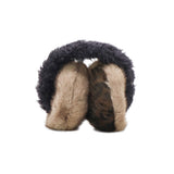 CA4LA イヤーマフ 耳当て 防寒 大人 レディース コンパクト 秋冬 秋 冬 カシラ おしゃれ イヤマフ ブランド 可愛い もこもこ 暖かい ツートン バイカラー ヒョウ柄 フェイクファー 日本製 NAGI 5 SHK01263