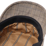 CA4LA 帽子 キャスケット レディース 秋冬 秋 冬 カシラ おしゃれ ブランド 大きめサイズ ハンチング 大人 手洗い 洗濯機 洗濯可 UVカット 日本製 チェック ウール混 可愛い シンプル キャップ MAT PATTERN TAM02718