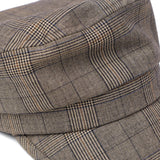 CA4LA 帽子 キャスケット レディース 秋冬 秋 冬 カシラ おしゃれ ブランド 大きめサイズ ハンチング 大人 手洗い 洗濯機 洗濯可 UVカット 日本製 チェック ウール混 可愛い シンプル キャップ MAT PATTERN TAM02718