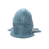 CA4LA ニット帽 フード マフラー付きフード レディース メンズ カシラ 帽子 マフラー付き帽子 フードマフラー おしゃれ かわいい マフラー 防寒 一体型 フーディー 缶バッジ付き 日本製 SLOVIA TKU00420