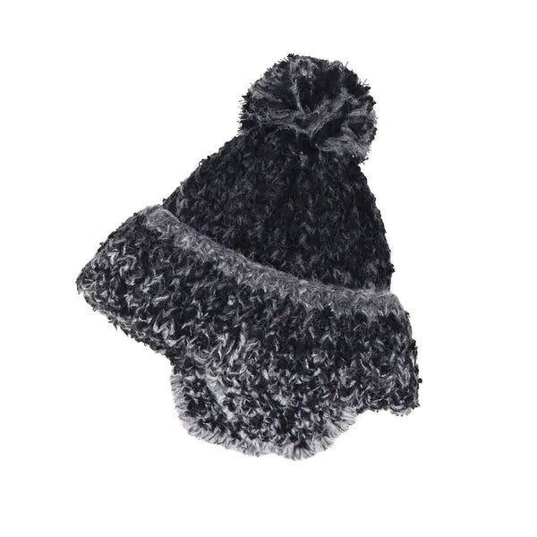 CA4LA ニット帽 レディース メンズ カシラ 帽子 耳あて 秋冬 おしゃれ かわいい ポンポン ブランド 防寒 耳付きニット ミックスカラー カラフル ふわふわ 日本製 STRAWBERRY TREE 7 TKU00438