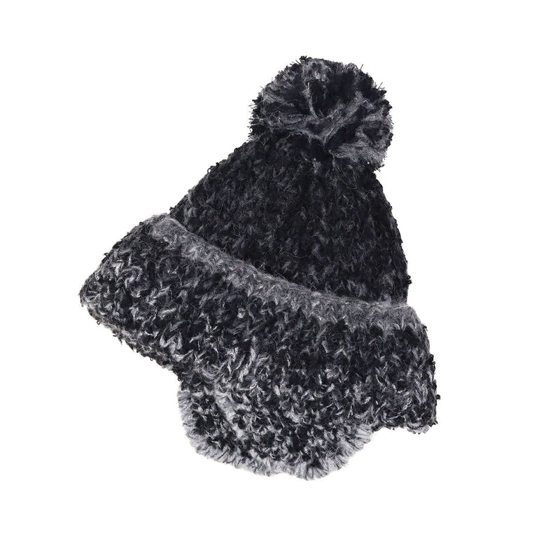 CA4LA ニット帽 レディース メンズ カシラ 帽子 耳あて 秋冬 おしゃれ かわいい ポンポン ブランド 防寒 耳付きニット ミックスカラー カラフル ふわふわ 日本製 STRAWBERRY TREE 7 TKU00438