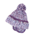 CA4LA ニット帽 レディース メンズ カシラ 帽子 耳あて 秋冬 おしゃれ かわいい ポンポン ブランド 防寒 耳付きニット ミックスカラー カラフル ふわふわ 日本製 STRAWBERRY TREE 7 TKU00438