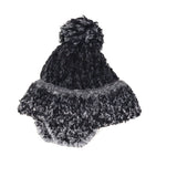 CA4LA ニット帽 レディース メンズ カシラ 帽子 耳あて 秋冬 おしゃれ かわいい ポンポン ブランド 防寒 耳付きニット ミックスカラー カラフル ふわふわ 日本製 STRAWBERRY TREE 7 TKU00438