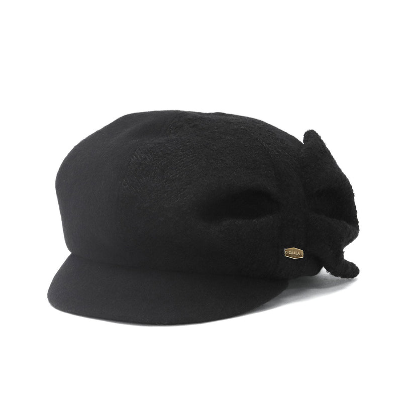 CA4LA キャスケット レディース 帽子 カシラ ブランド 女性 おしゃれ ハンチング かわいい 秋冬 秋 冬 ウール混 可愛い シンプル キャップ つば UVカット 紫外線対策 サイズ調節 日本製 HK NOELLE TOZ00106