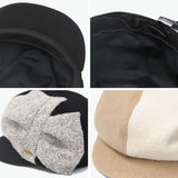 CA4LA キャスケット レディース 帽子 カシラ ブランド 女性 おしゃれ ハンチング かわいい 秋冬 秋 冬 ウール混 可愛い シンプル キャップ つば UVカット 紫外線対策 サイズ調節 日本製 HK NOELLE TOZ00106