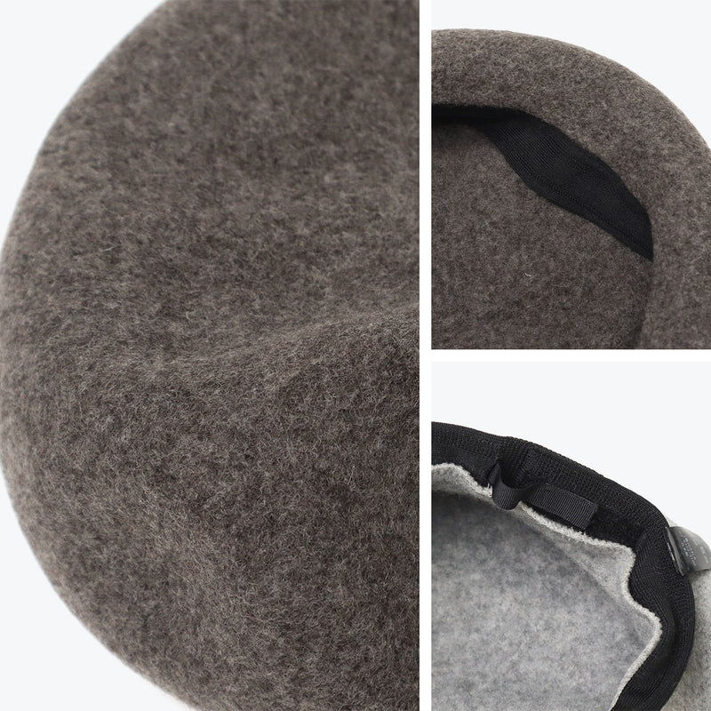 CA4LA ベレー帽 メンズ レディース 大きめ カシラ 帽子 おしゃれ シンプル かわいい ベレー ウール 秋冬 秋 冬 ベーシック 大人 ゆったり シルエット 深め 大きい ユニセックス 日本製 DANNY TOZ00128