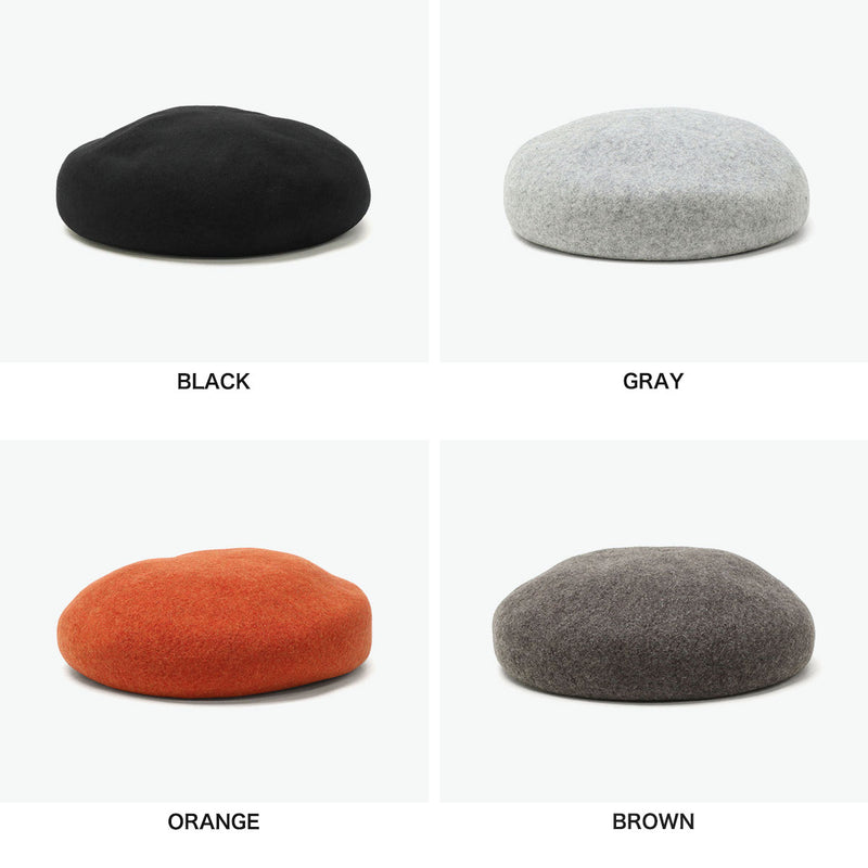 CA4LA ベレー帽 メンズ レディース 大きめ カシラ 帽子 おしゃれ シンプル かわいい ベレー ウール 秋冬 秋 冬 ベーシック 大人 ゆったり シルエット 深め 大きい ユニセックス 日本製 DANNY TOZ00128