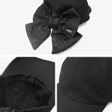 CA4LA キャップ レディース 帽子 カシラ ブランド 女性 可愛い おしゃれ ベースボールキャップ 6枚パネル リボン付き かわいい シンプル キャップ つば UVカット 紫外線対策 洗濯可 日本製 HILDA 4 TOZ00129